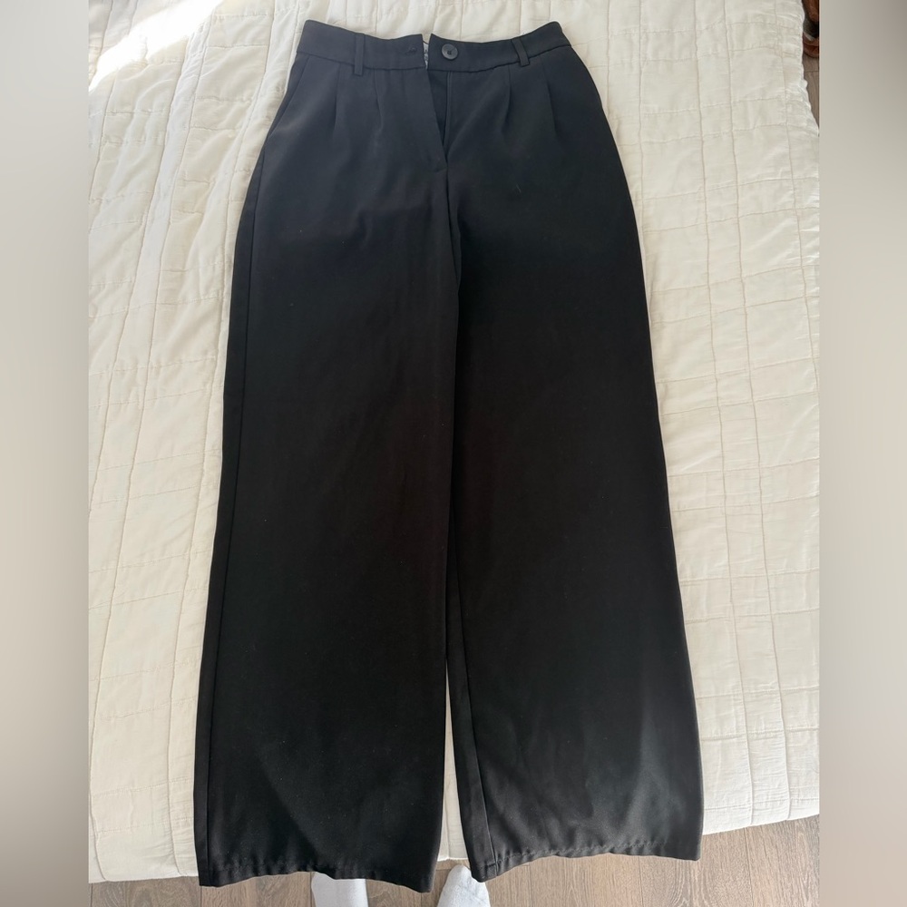 Princess Polly Black Tailored Pants